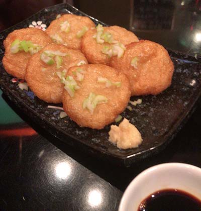 揚げたて薩摩揚げ